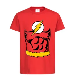 Детская футболка Flash costume Красный фото