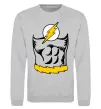 Свитшот Flash costume Серый меланж фото