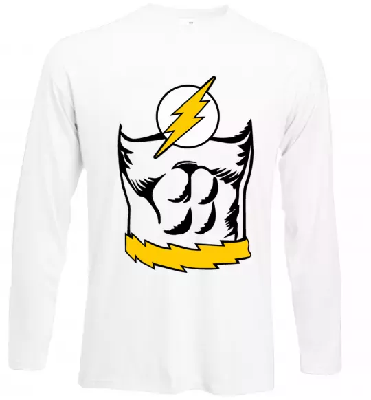 Лонгслив Flash costume Белый фото