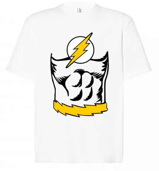 Футболка Оверсайз Flash costume Белый фото