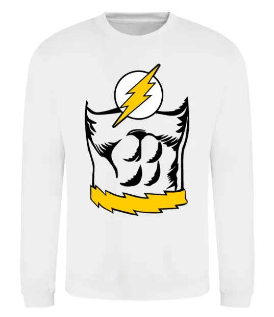 Світшот Flash costume Білий фото