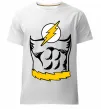 Чоловіча преміум футболка Flash costume Білий фото
