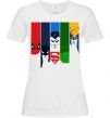 Женская футболка Superheroes Белый фото
