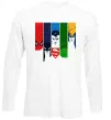 Лонгслив Superheroes Белый фото