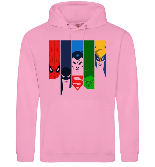 Жіноча толстовка (худі) Superheroes Рожевий фото