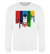 Свитшот Superheroes Белый фото