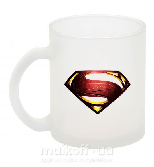 Чашка стеклянная Superman full color logo Фроузен фото