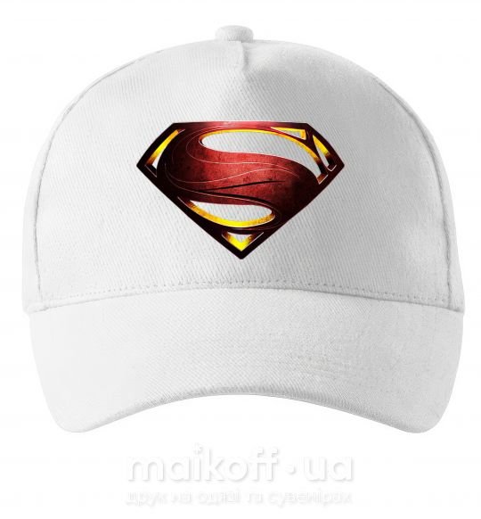Кепка Superman full color logo Белый фото