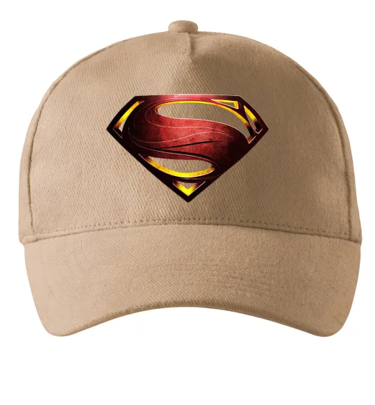 Кепка Superman full color logo Песочный фото