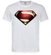 Мужская футболка Superman full color logo Белый фото