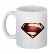 Чашка керамическая Superman full color logo Белый фото