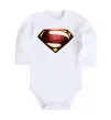 Дитячий бодік Superman full color logo Білий фото