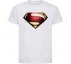 Дитяча футболка Superman full color logo Білий фото