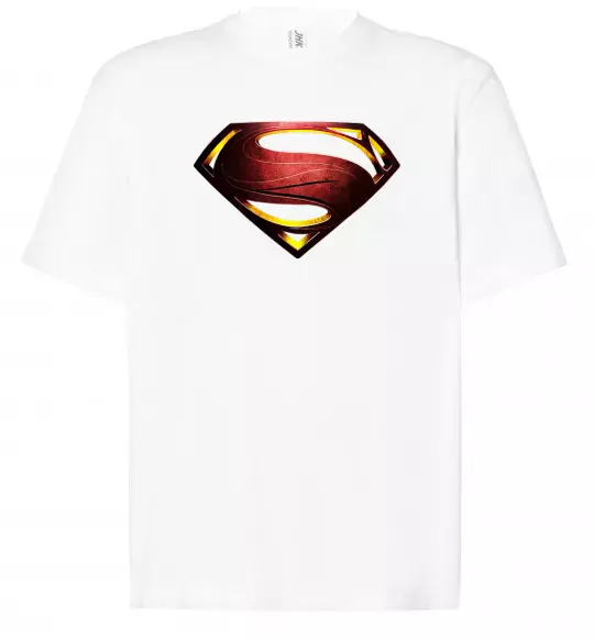 Футболка Оверсайз Superman full color logo Белый фото