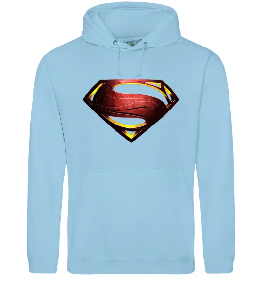 Женская толстовка (худи) Superman full color logo Голубой фото