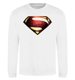 Світшот Superman full color logo Білий фото