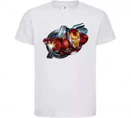Дитяча футболка Avengers Iron man Білий фото