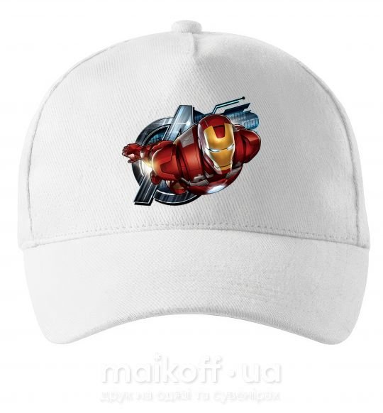Кепка Avengers Iron man Білий фото