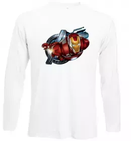 Лонгслив Avengers Iron man Белый фото