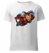 Чоловіча преміум футболка Avengers Iron man Білий фото