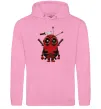 Мужская толстовка (худи) Deadpool minion Розовый фото