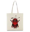 Еко-сумка Deadpool minion Бежевий фото