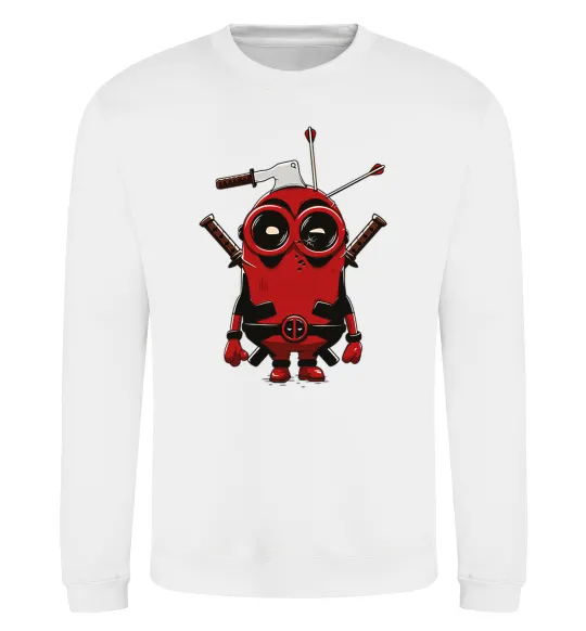 Свитшот Deadpool minion Белый фото