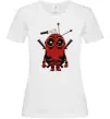 Жіноча футболка Deadpool minion Білий фото