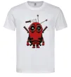 Мужская футболка Deadpool minion Белый фото