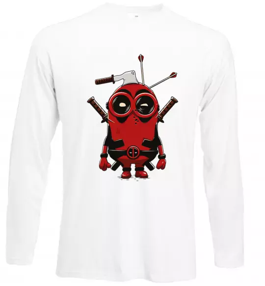 Лонгслив Deadpool minion Белый фото