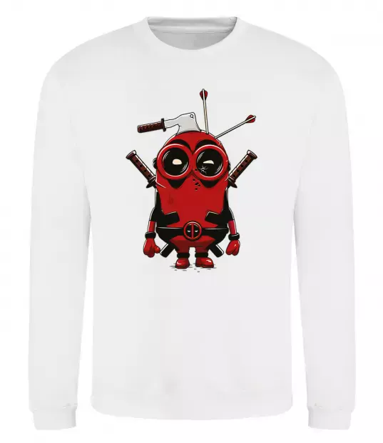Світшот Deadpool minion Білий фото
