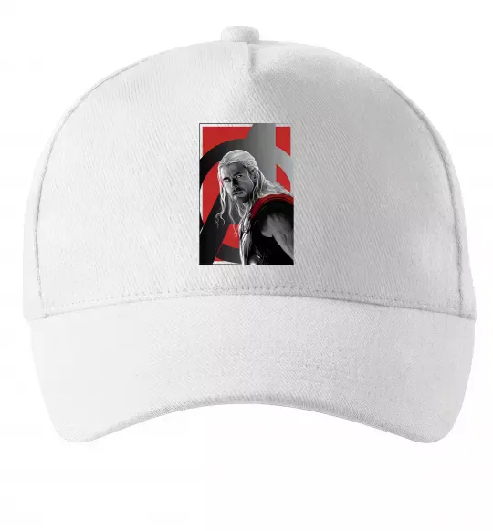 Кепка Месники Тор Белый фото