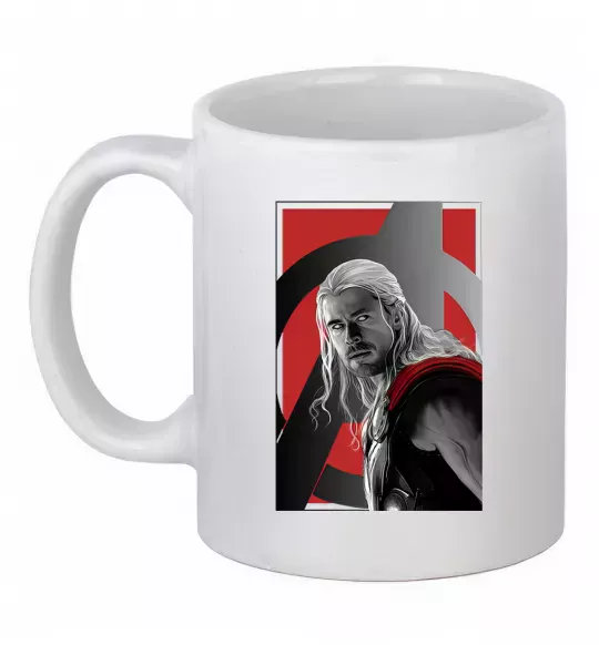 Чашка керамическая Месники Тор Белый фото