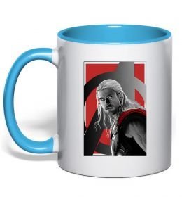 Чашка с цветной ручкой Месники Тор Чашка с цветной ручкой Месники Тор