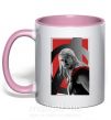 Чашка с цветной ручкой Мстители Тор Нежно розовый фото