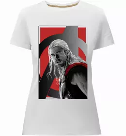 Женская премиум футболка Доктор Стрендж скло Белый фото