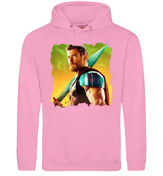 Жіноча толстовка (худі) Тор з мечем Рожевий фото