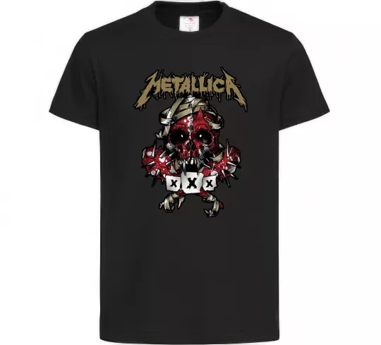 Детская футболка Metallica XXX Черный фото