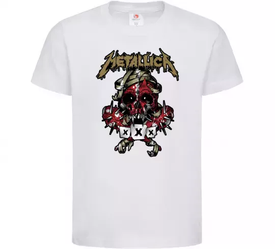 Детская футболка Metallica XXX Белый фото