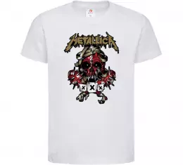 Детская футболка Metallica XXX Белый фото