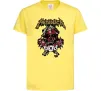 Детская футболка Metallica XXX Лимонный фото