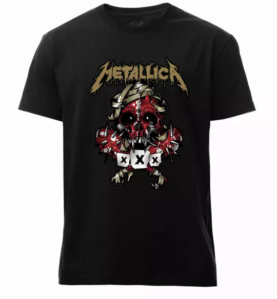 Чоловіча преміум футболка Metallica XXX Чорний фото