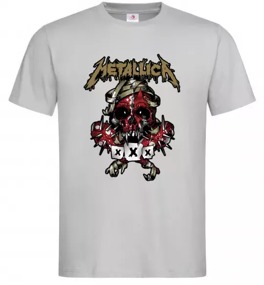 Мужская футболка Metallica XXX Серый фото