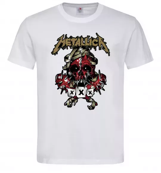 Мужская футболка Metallica XXX Белый фото
