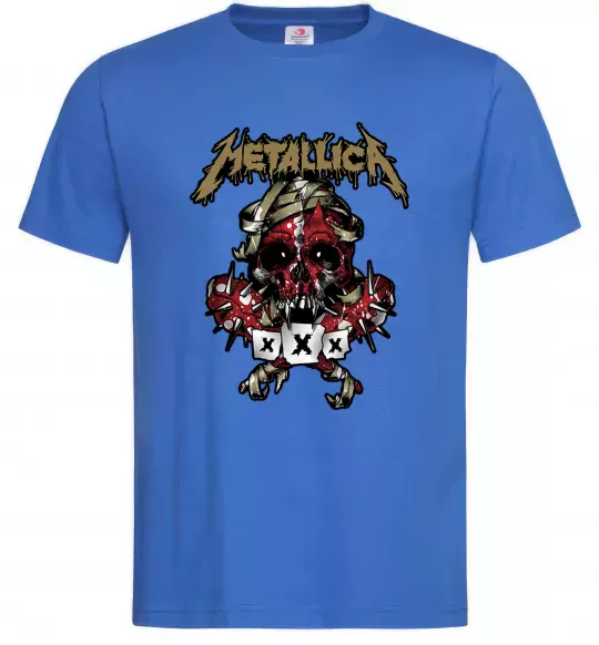 Мужская футболка Metallica XXX Ярко-синий фото