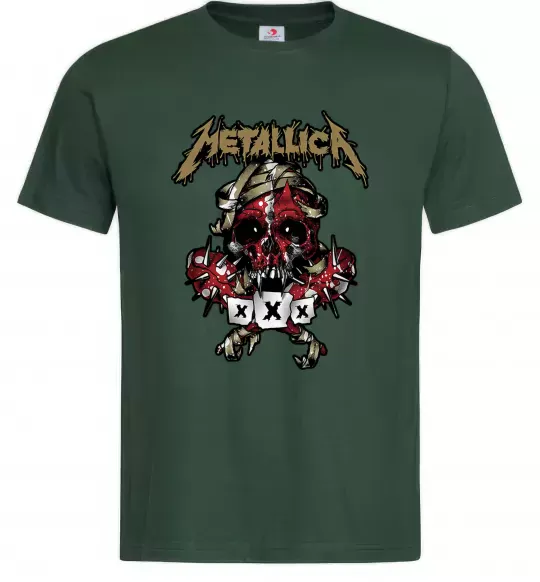 Мужская футболка Metallica XXX Темно-зеленый фото