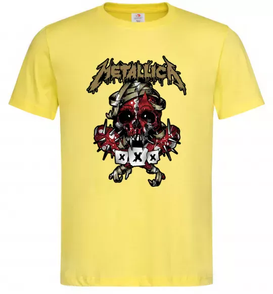 Мужская футболка Metallica XXX Лимонный фото