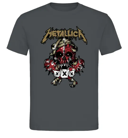 Мужская футболка Metallica XXX Графит фото