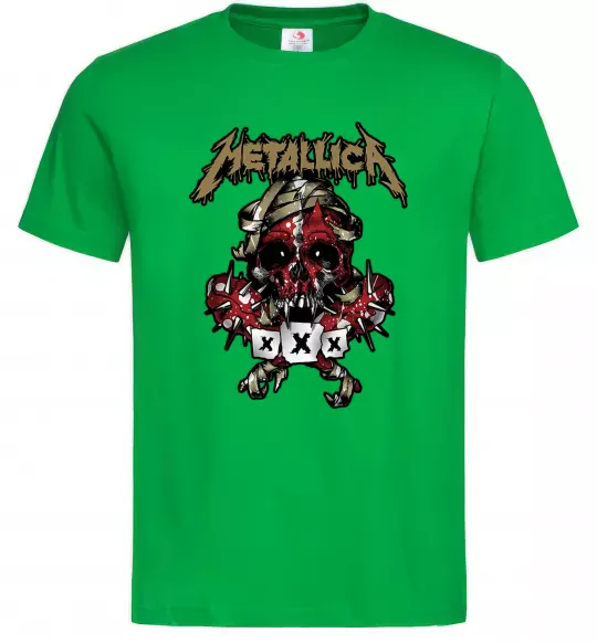Мужская футболка Metallica XXX Зеленый фото