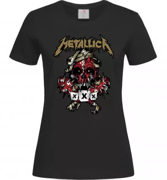 Женская футболка Metallica XXX Черный фото